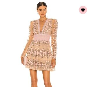 Bronx and Banco Mini Dress Light Pink for Spring Events, Wedding, Bridal